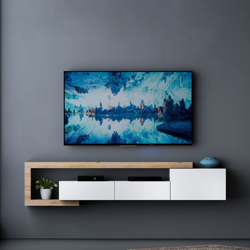 میز تلویزیون دیواری مدل بنیان