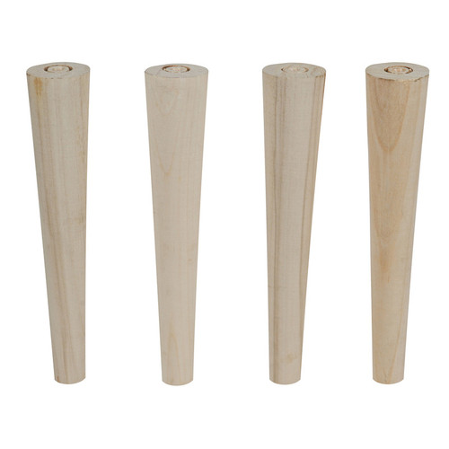 پایه میز مدل چوبی مخروطی کد 40 مجموعه 4 عددی